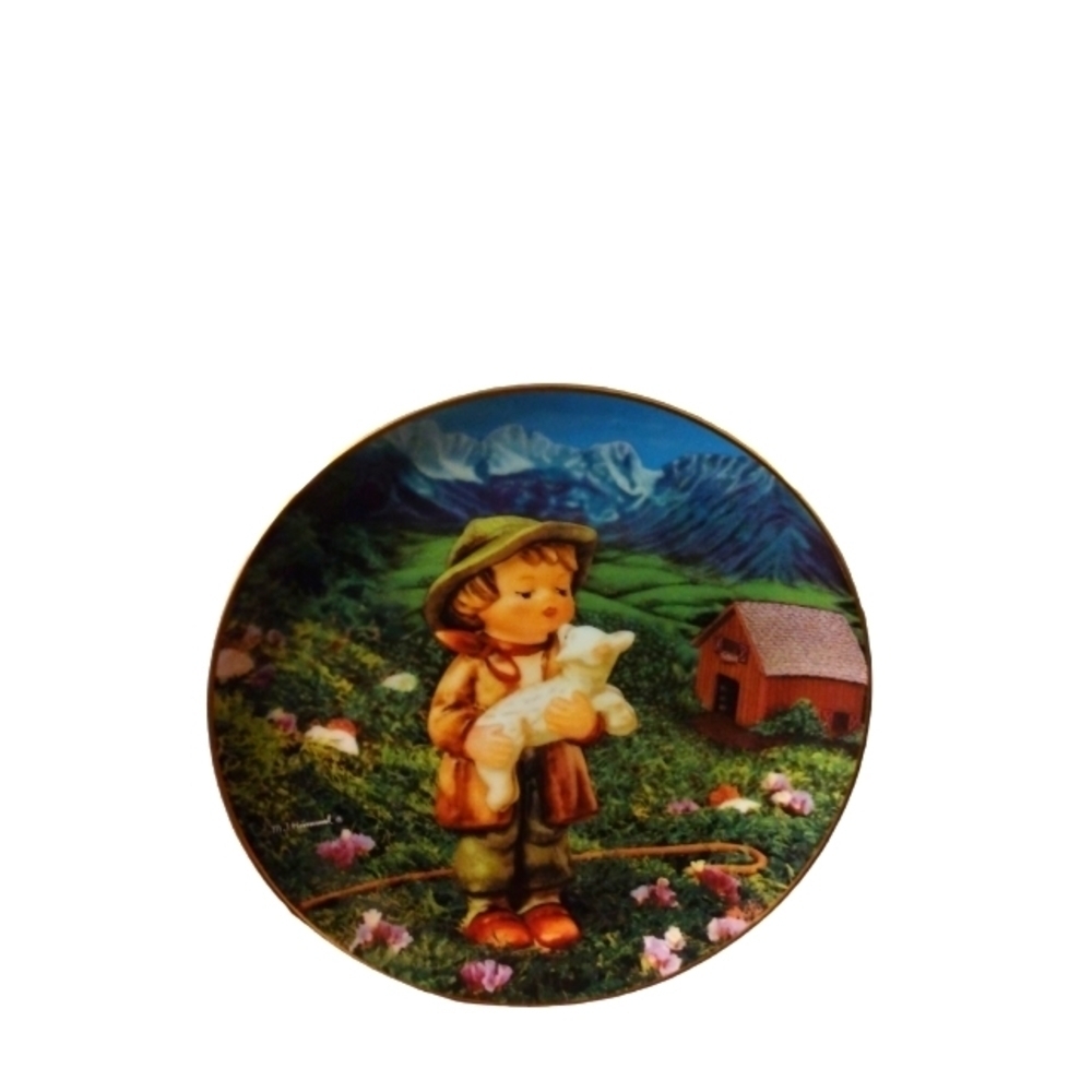 M.J. Hummel & Danbury Mint 8" Collectible Plate "Lost Sheep" (strictly limited)